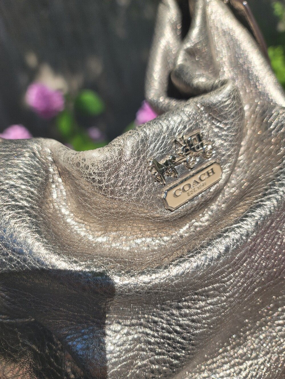 Coach Madison Isabelle Metallic Leather Slouchy Hobo 2012 - Picture 3 of 16